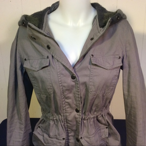 Women’s CoffeeShop New York hooded utility jacket size medium - Picture 2 of 10